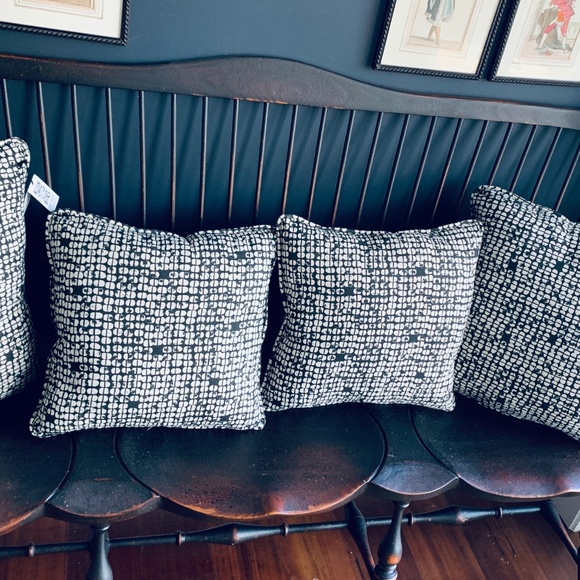 Set of two (2) Handmade 16" Cotton Throw Pillows High Quality Upholstery Fabric - Picture 11 of 13